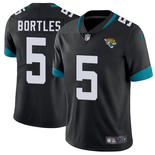 Nike Jaguars #5 Blake Bortles Black Alternate Men's Stitched NFL Vapor Untouchable Limited Jersey - Click Image to Close